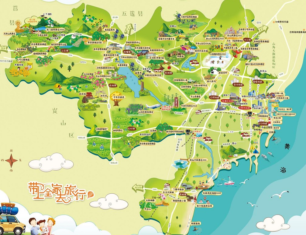 湄潭景区使用手绘地图给景区能带来什么好处？